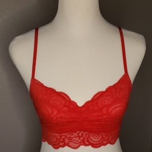 PINK Lace Bralette S/P